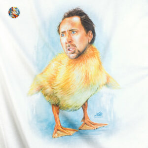 Nicolas Cage Duck Shirt Front