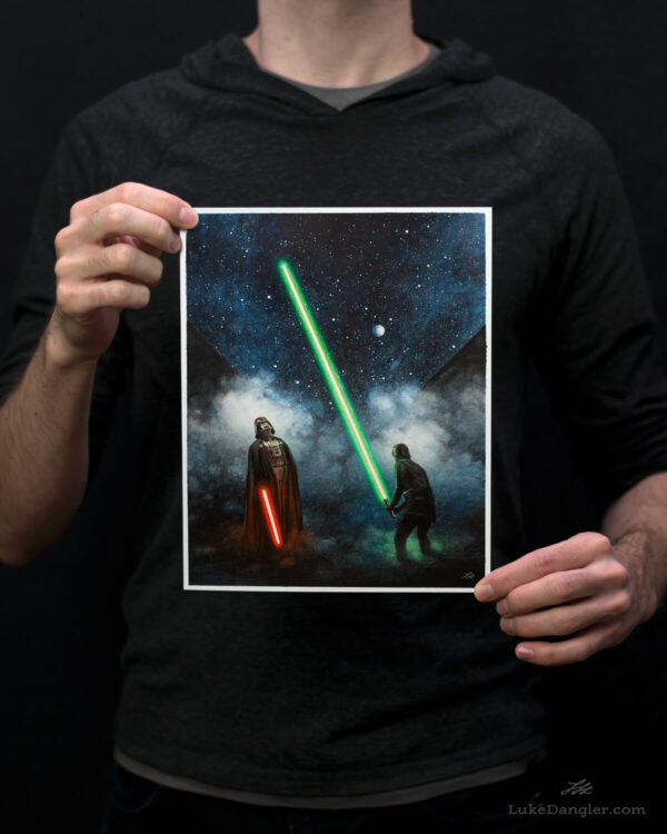 Star Wars Lightsaber Parody Print 8x10