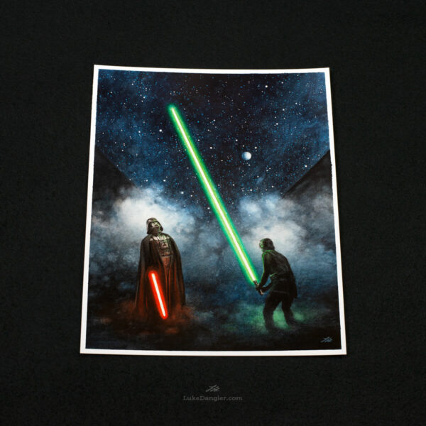 Star Wars Lightsaber Parody Print