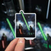Star Wars Lightsaber Parody Sticker