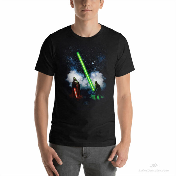 Star Wars Lightsaber Parody Tshirt Mens