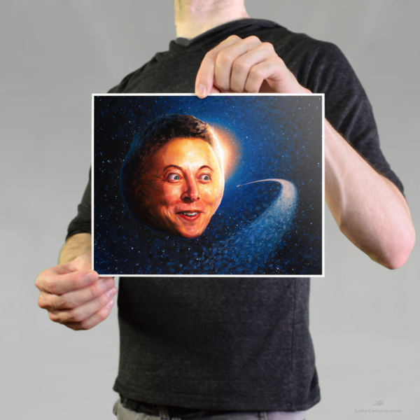 Elon Musk Planet To Infinity & Elon Print 8x10