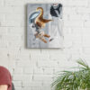Space Cat Oil Painting - Intruder Canvas Print 16x20