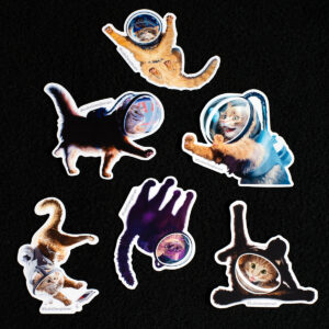 Space Cat Sticker Pack