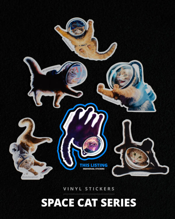 Space Cat Sticker