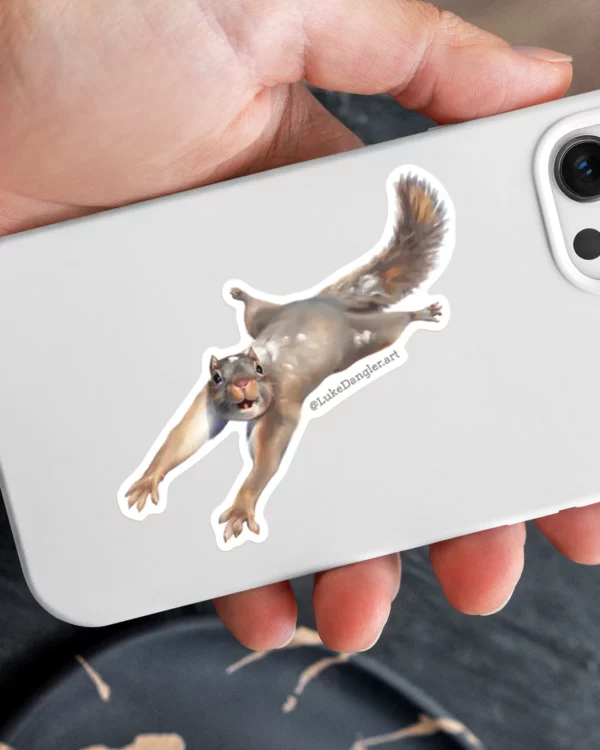 Flying Squirrel Sticker