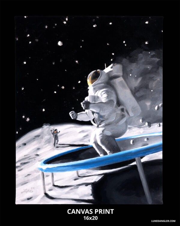 Giant Leap - Canvas Print 16x20